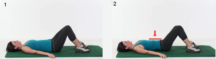 Contracción abdominal isométrica hernia